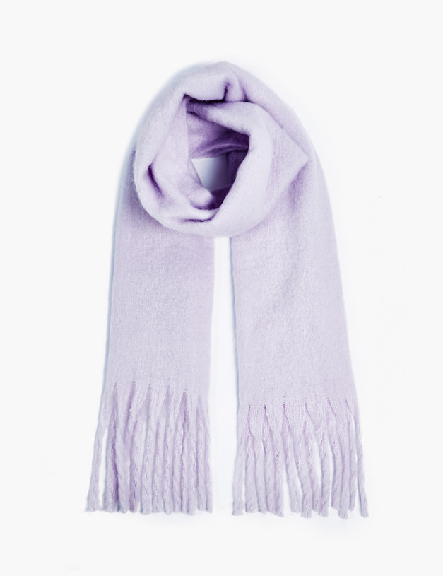 Фиолетовый женский шарф MASCOTTE 766-2221-2407 | ракурс 2