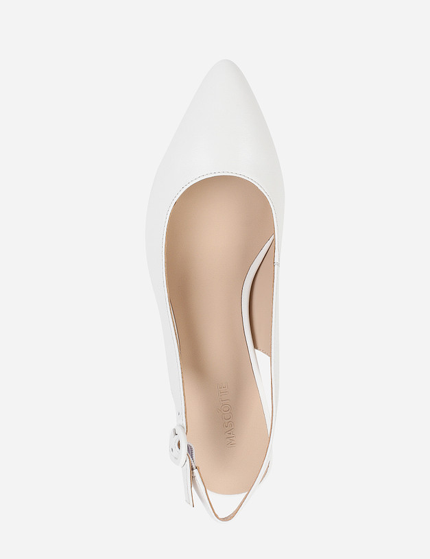 Белые женские туфли MASCOTTE 15-912211-3569M | ракурс 5