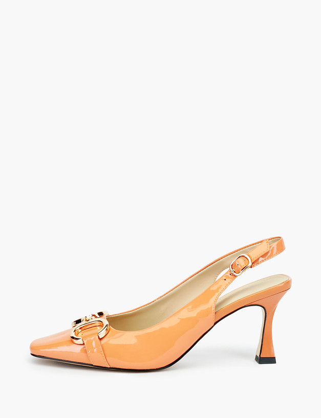 Оранжевые летние женские туфли MASCOTTE 233-210612-0713 | ракурс 2