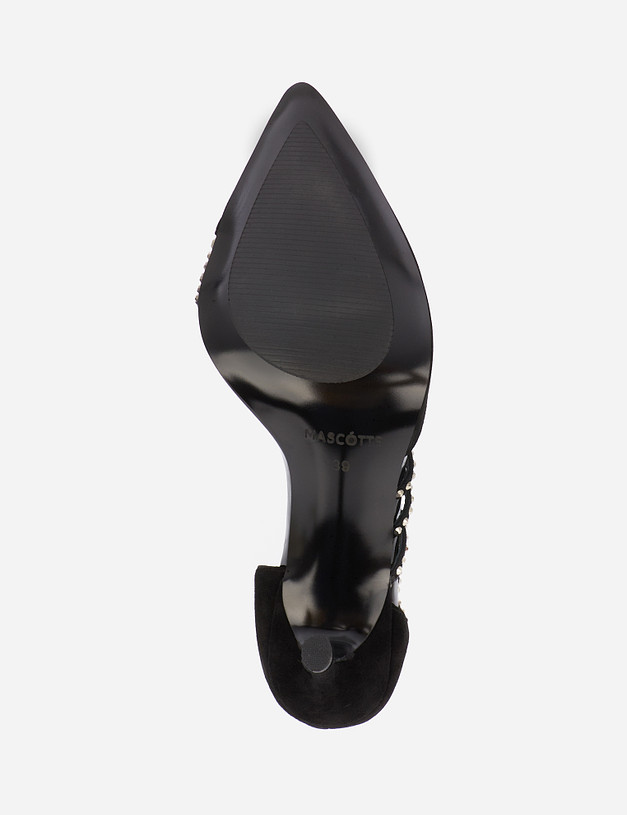 Черные женские туфли MASCOTTE 21-922116-3605M | ракурс 5