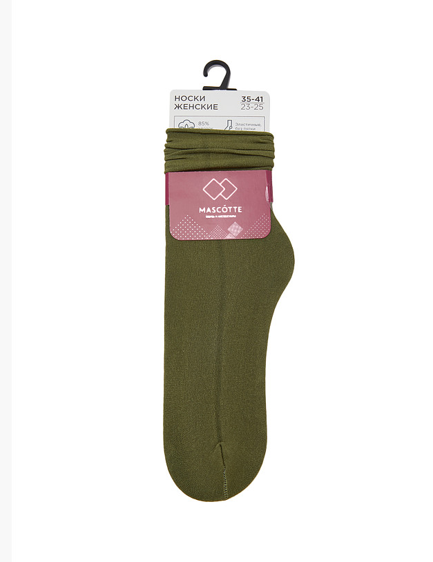 Зеленые женские носки MASCOTTE 764-3215-2604 | ракурс 2