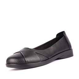245-41WK-062VT Туфли женские кож.спилок/текстиль черн, Marisetta