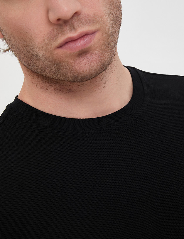 Черная мужская футболка MASCOTTE 873-4105-2602 | ракурс 4
