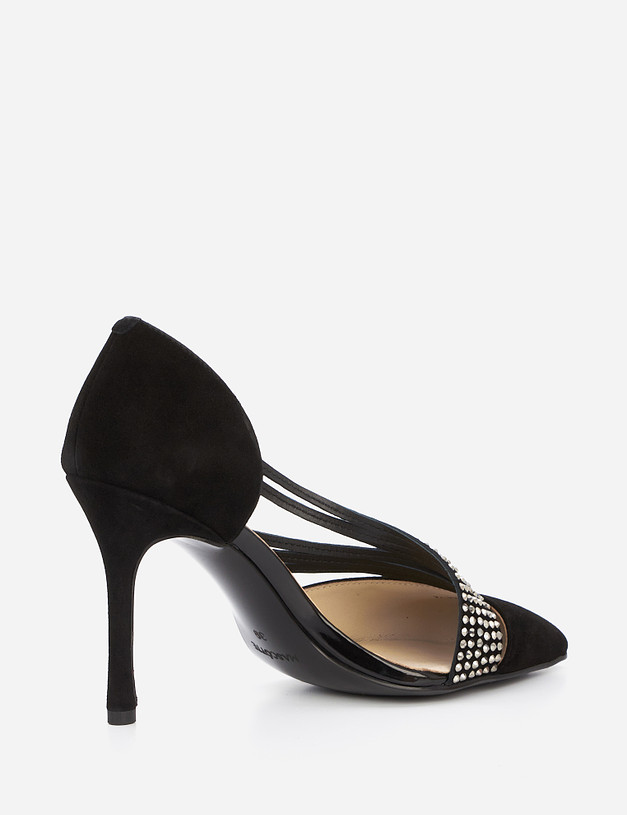 Черные женские туфли MASCOTTE 21-922116-3605M | ракурс 4