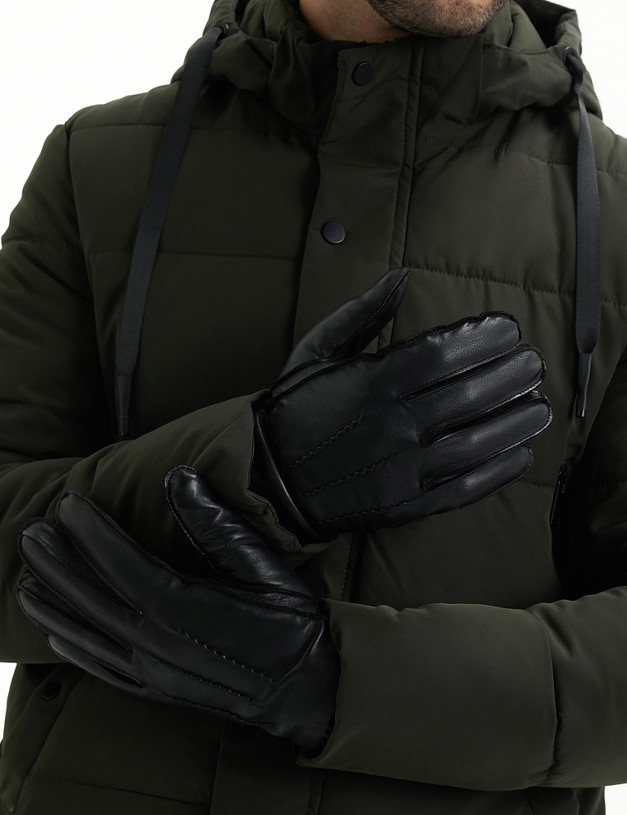 Черные мужские перчатки MASCOTTE 709-1206-102 | ракурс 1