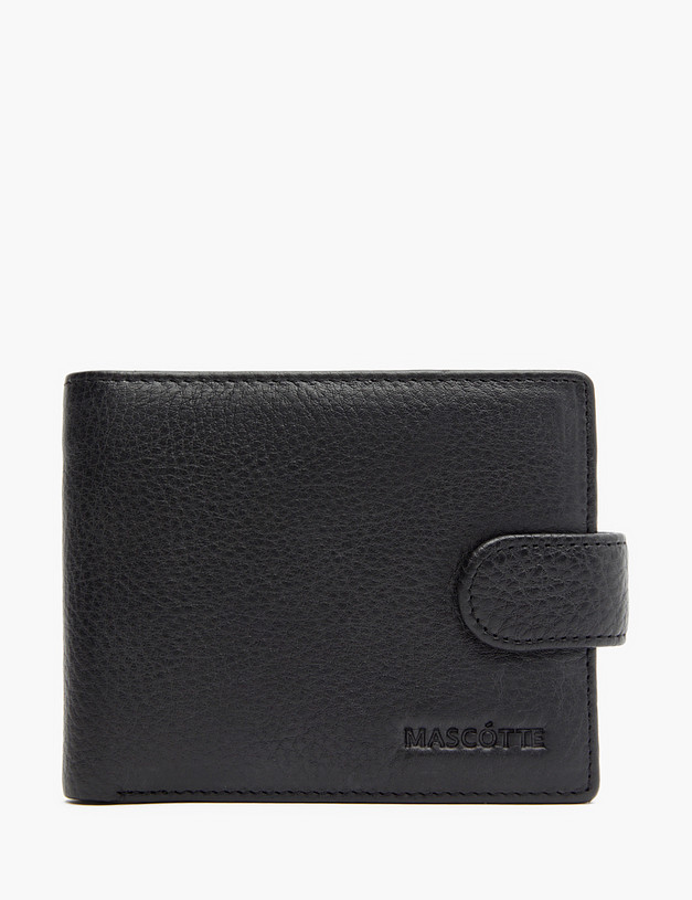 Черный мужской портмоне MASCOTTE 622-3125-102 | ракурс 3