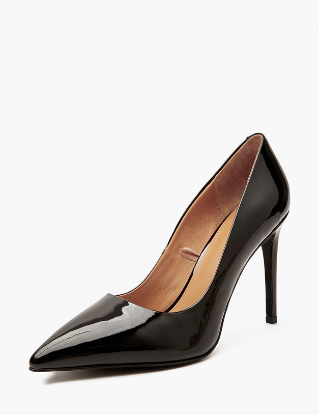 Черные лакированные женские туфли MASCOTTE 100-410911-0702 | ракурс 2