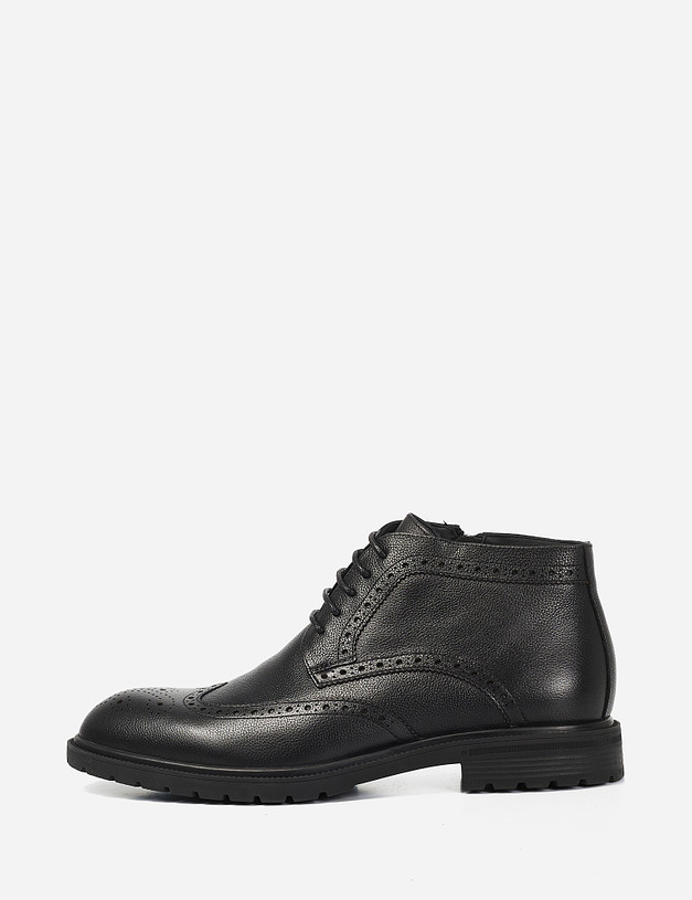 Черные мужские ботинки MASCOTTE 128-122322-0102 | ракурс 2
