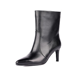 37-32WB-750SR Ботинки женские и.кожа/ворс.ткань-и.кожа черн, INSTREET