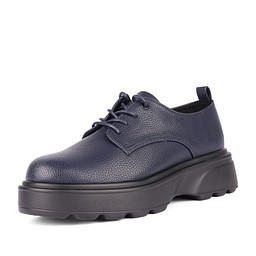 201-42WA-036ST Полуботинки женские и.кожа/текстиль-и.кожа синий, INSTREET