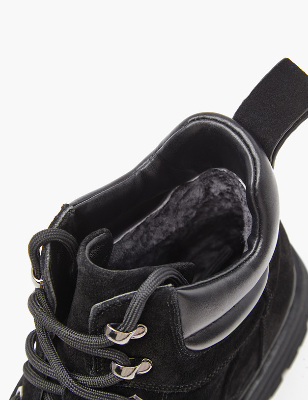 Черные женские зимние ботинки MASCOTTE 233-320632-0202 | ракурс 6
