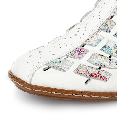 Туфли открытые женские Rieker 46778-80, цвет белый, размер 37 - фото 6