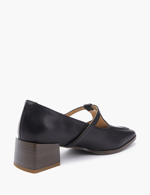 Черные кожаные женские туфли MASCOTTE 126-210211-0502 | ракурс 4