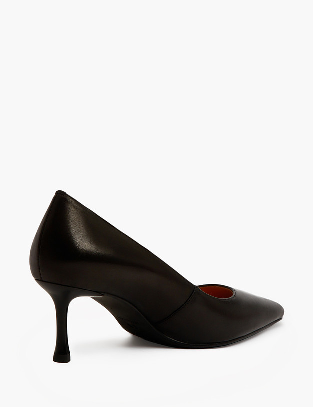 Черные женские туфли на низком каблуке MASCOTTE 175-3182711-3501M | ракурс 4