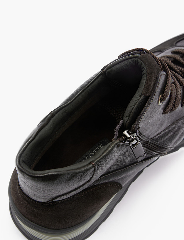 Коричневые мужские ботинки-хайкеры MASCOTTE 58-2231224-3111M | ракурс 7