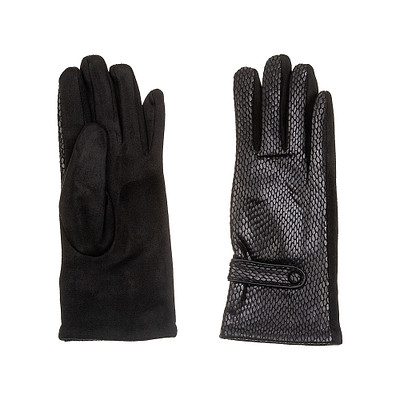 Перчатки женские ZENDEN YU-22GWF-002, цвет черный, размер ONE SIZE