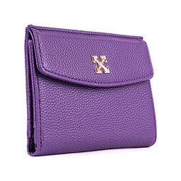 NA-32WWC-019 Кошелёк жен. и.кожа/текстиль фиол, Zenden