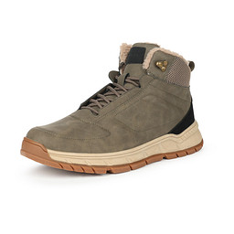 179-42MV-105SW Ботинки для активного отдыха мужские и.кожа-текстиль/и.мех зелен-корич, INSTREET