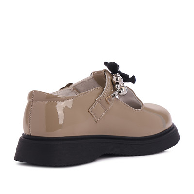 Туфли закрытые для девочек ZENDEN first 201-41GO-048DK, цвет коричневый, размер 27 - фото 3