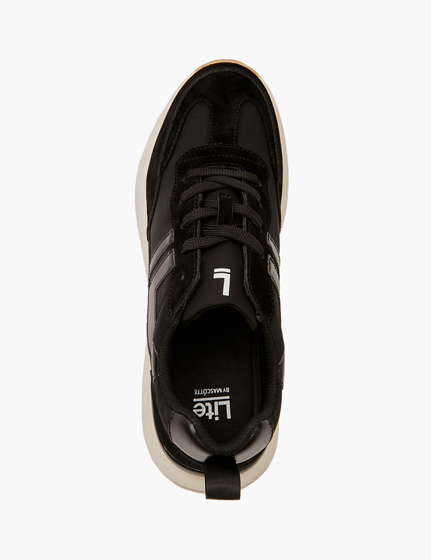 Черные мужские кроссовки MASCOTTE 128-416021-0202 | ракурс 4