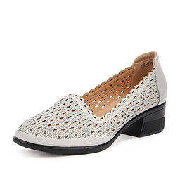 119-21WK-515SS Туфли женские и.кожа/и.кожа бел, Marisetta