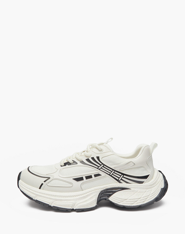 Молочные мужские массивные кроссовки 12990₽