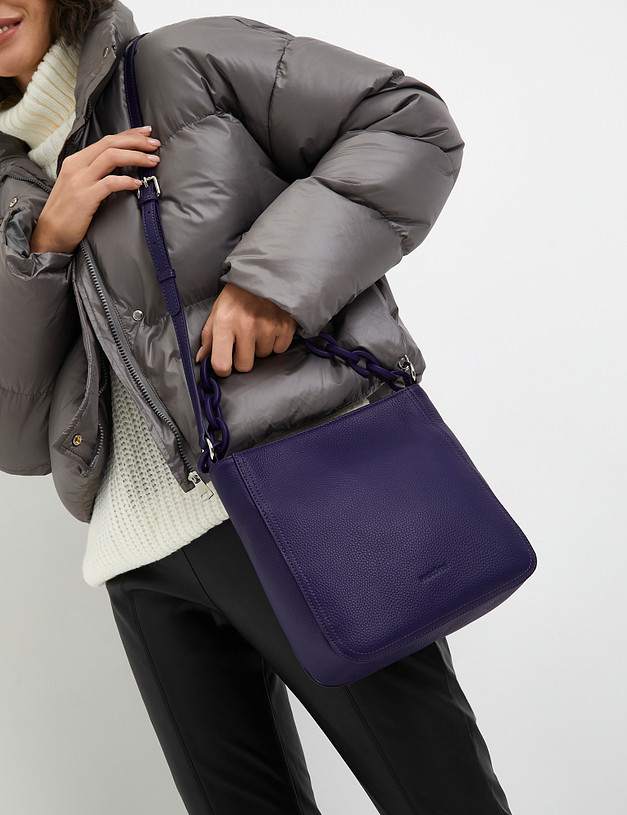 Темно-фиолетовая женская сумка MASCOTTE 660-3101-103 | ракурс 1