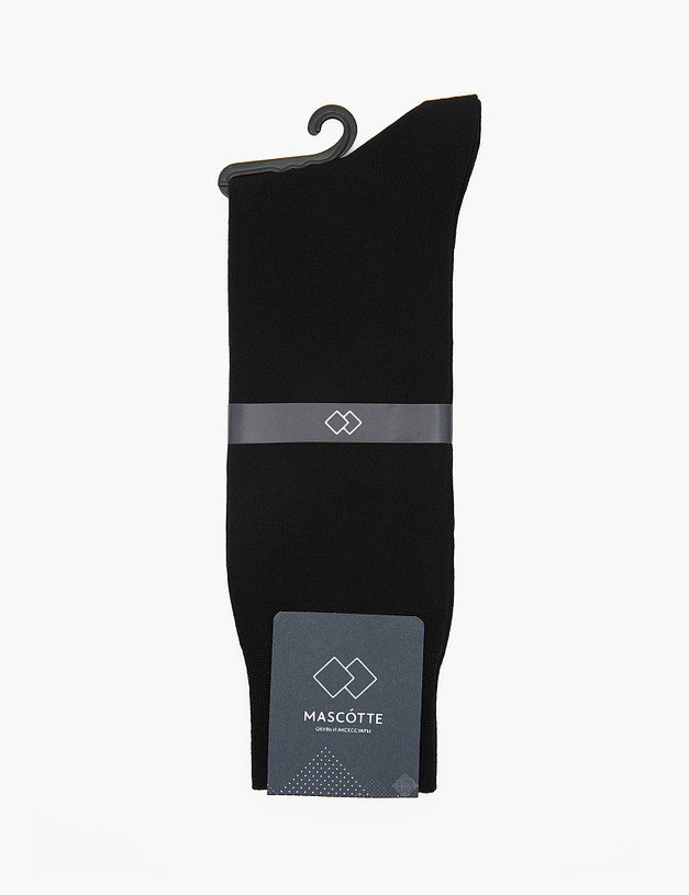 Черные мужские носки MASCOTTE MF230-02 | ракурс 2