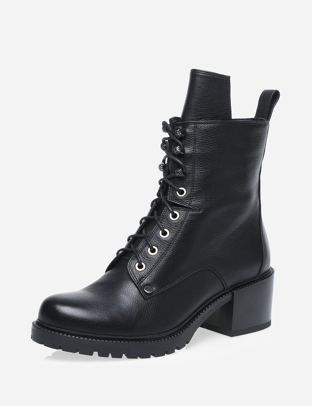 Черные женские ботинки MASCOTTE 126-922721-0102 | ракурс 3
