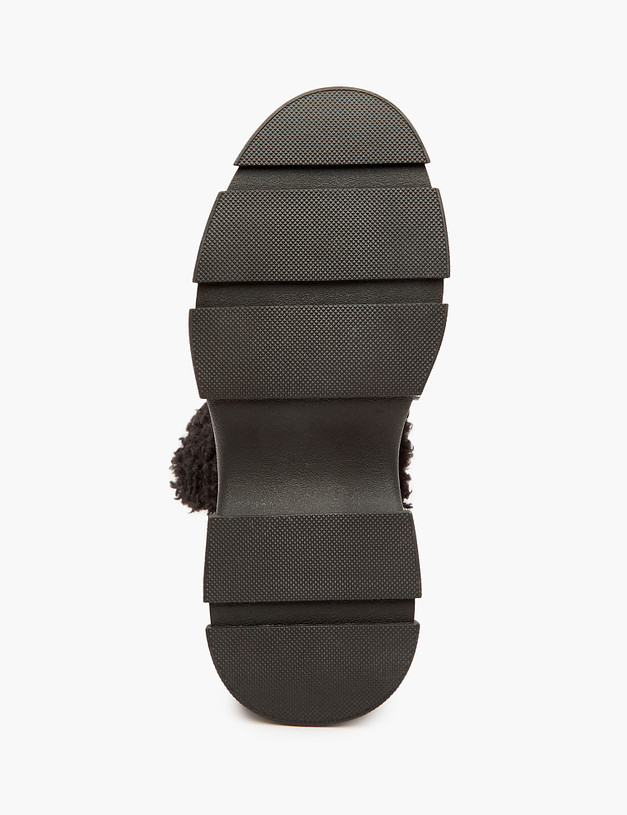 Черные женские ботинки на меху MASCOTTE 233-3201938-0602 | ракурс 5