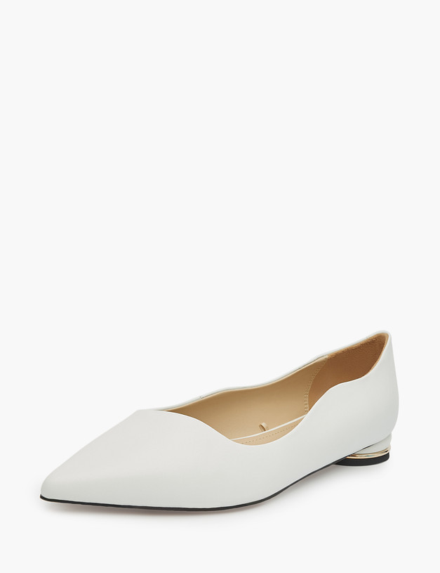 Белые женские туфли MASCOTTE 233-313311-0501 | ракурс 3