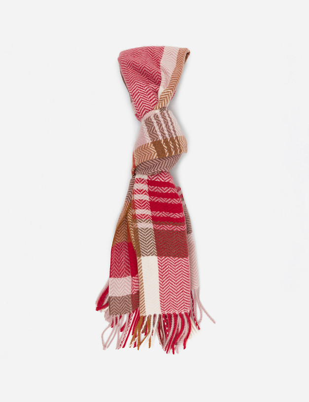 Бордовый женский шарф MASCOTTE 730-0208-2405 | ракурс 1