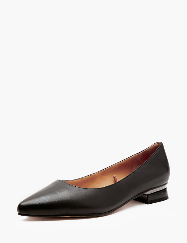 Черные кожаные женские туфли MASCOTTE 126-411911-3501M | ракурс 2