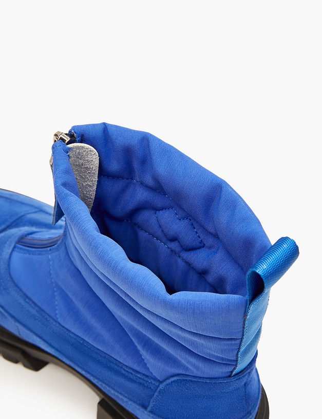 Синие женские зимние ботинки MASCOTTE 233-2265639-4629M | ракурс 6