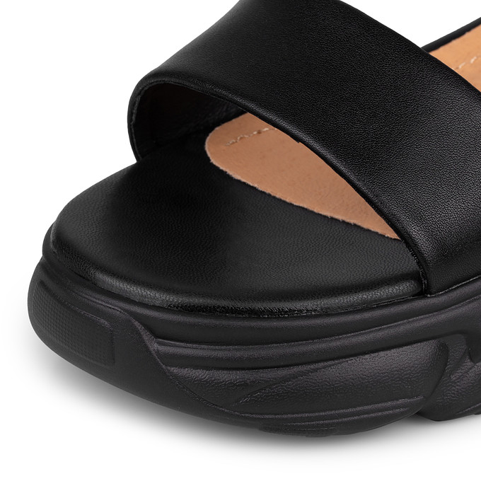 Черные женские сандалии в спортивном стиле «Томас Мюнц»