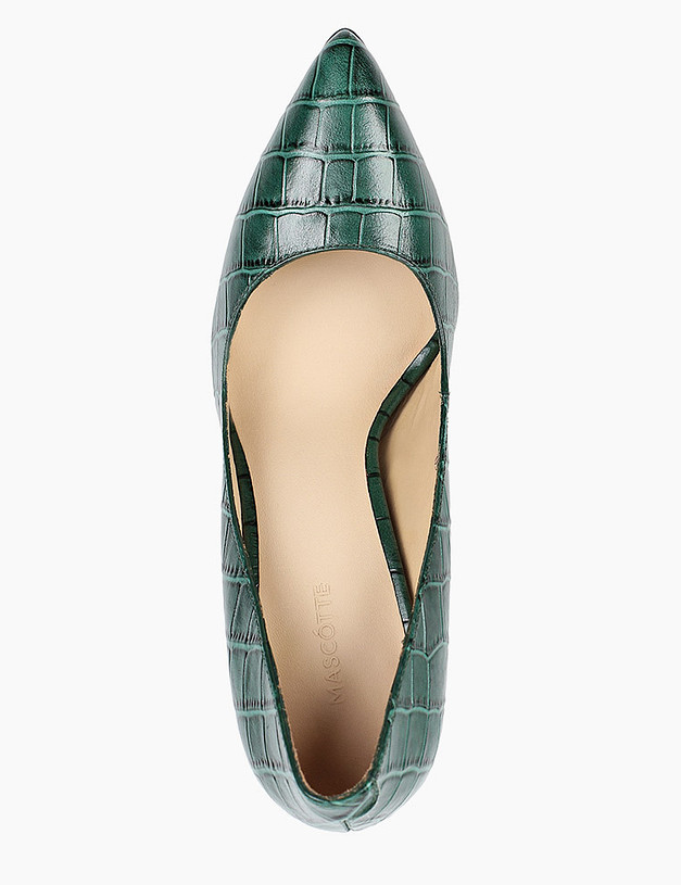 Зеленые женские туфли на шпильке MASCOTTE 09-0288711-5134M | ракурс 4