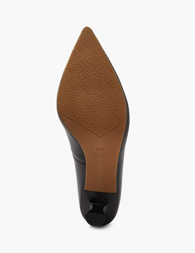 Черные женские туфли из натуральной кожи MASCOTTE 126-413811-3501M | ракурс 5