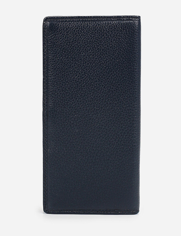 Синее мужское портмоне из кожи MASCOTTE 602-9236-103 | ракурс 2