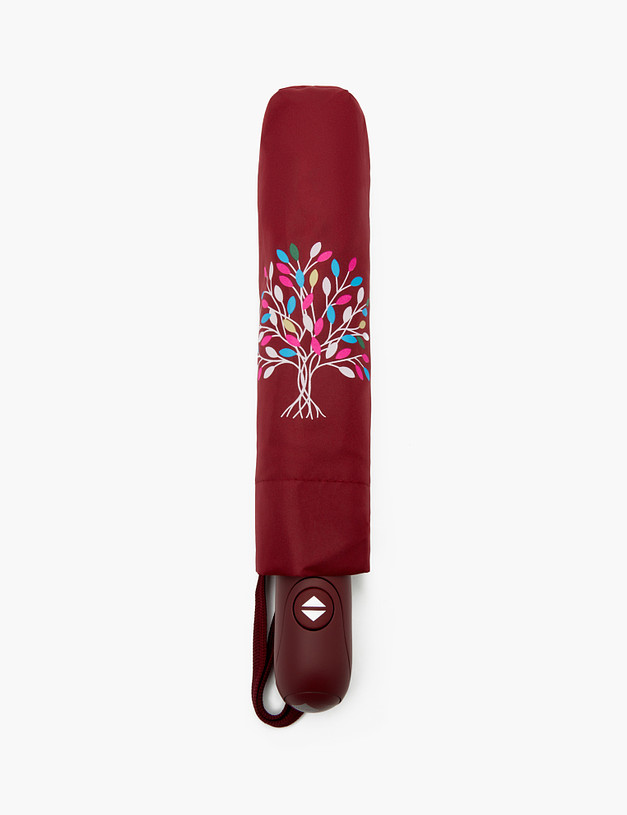 Бордовый женский зонт MASCOTTE 756-9214-2405 | ракурс 3