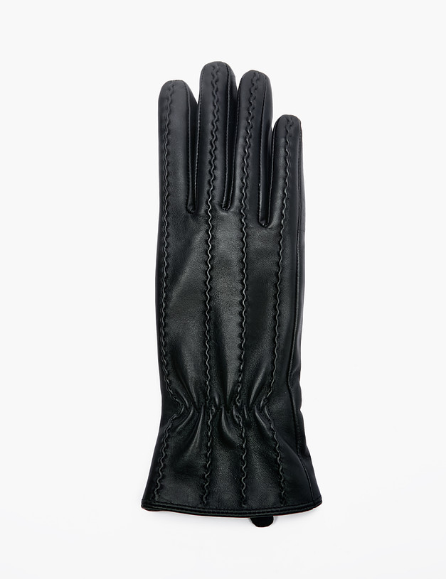 Черные женские перчатки MASCOTTE 709-2208-102 | ракурс 2