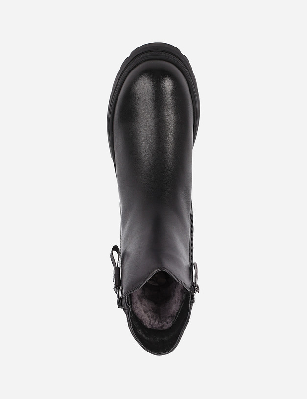 Черные женские ботинки MASCOTTE 99-124833-0102 | ракурс 5