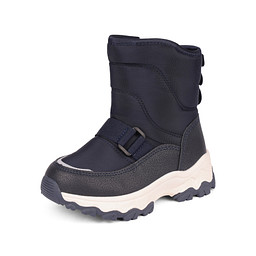 109-42BO-034TN Полусапоги для активного отдыха мальчиковые текстиль-и.кожа/шерсть-и.мех темн-синий, Pulse