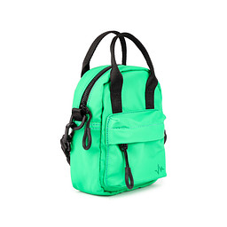 17-41BWC-011 Сумка женская и.кожа/текстиль зелен, S, Instreetpulse