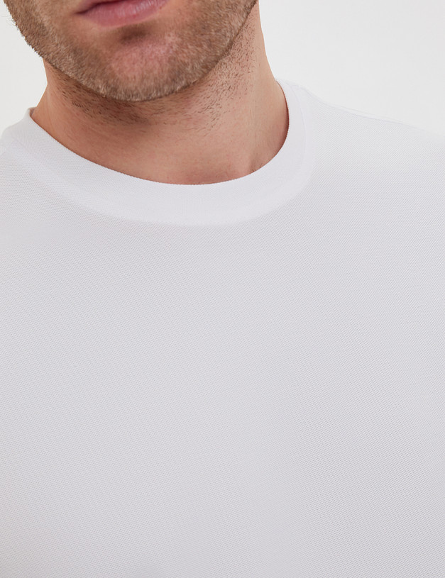 Белая мужская футболка MASCOTTE 873-4105-2601 | ракурс 4