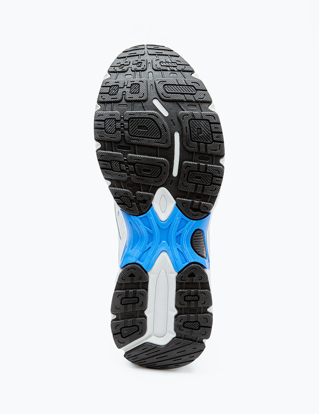 Белые мужские кроссовки с синими вставками  MASCOTTE 189-417721-0201 | ракурс 6