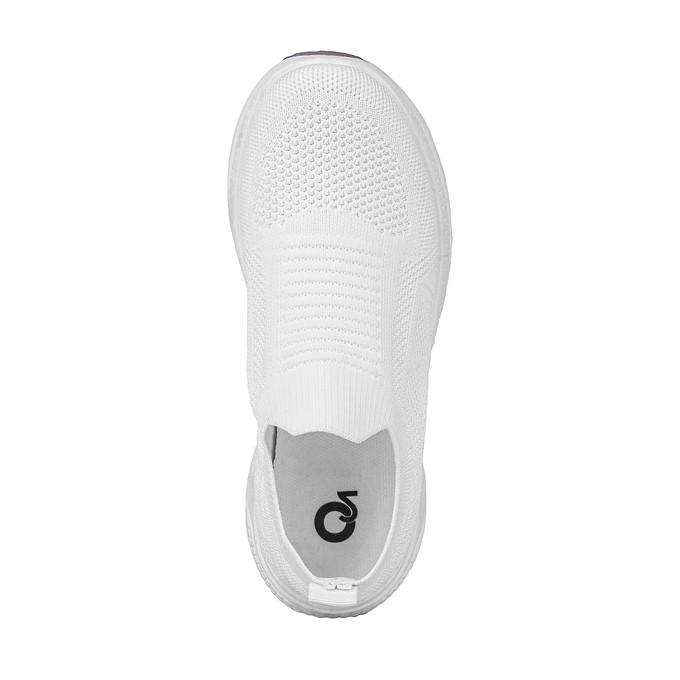 Белые женские текстильные кроссовки О2
