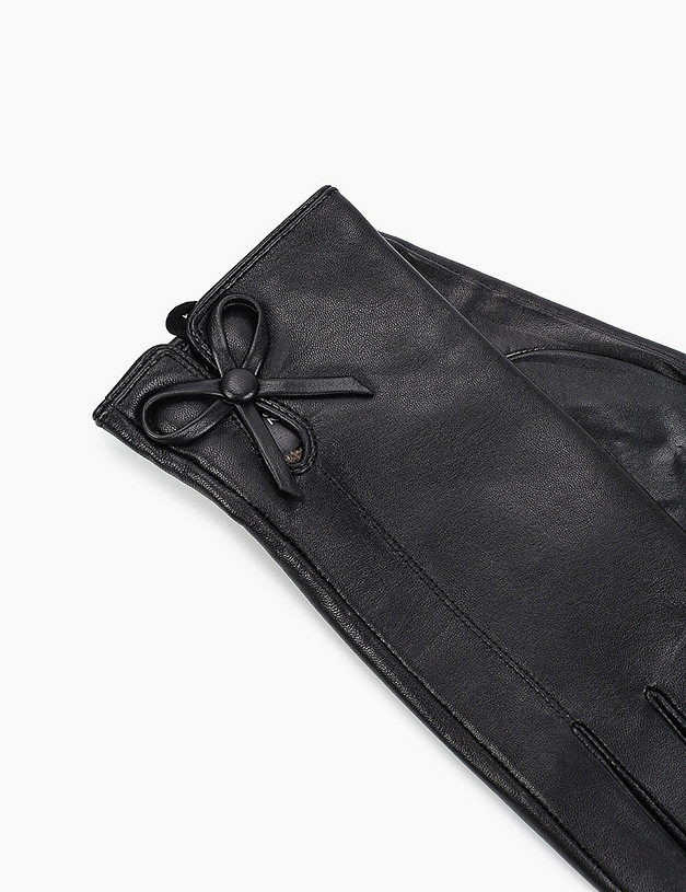 Черные женские перчатки MASCOTTE 709-1221-102 | ракурс 3