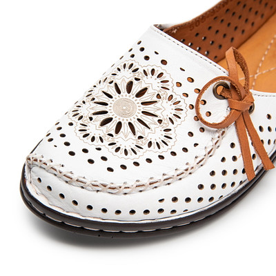 Туфли летние женские Donna Style 505-33WB-024KK, цвет белый, размер ONE SIZE - фото 4