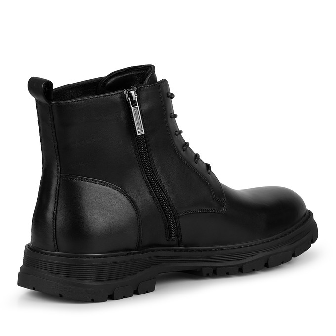 Черные кожаные мужские ботинки "Томас Мюнц"