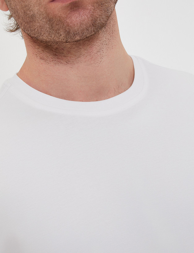 Белая мужская футболка MASCOTTE 873-4108-2601 | ракурс 3